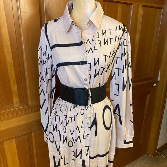 New, Women’s Elegant Apricot Colored Lavishly Paris Maxi Dress. - Picture 9 of 12